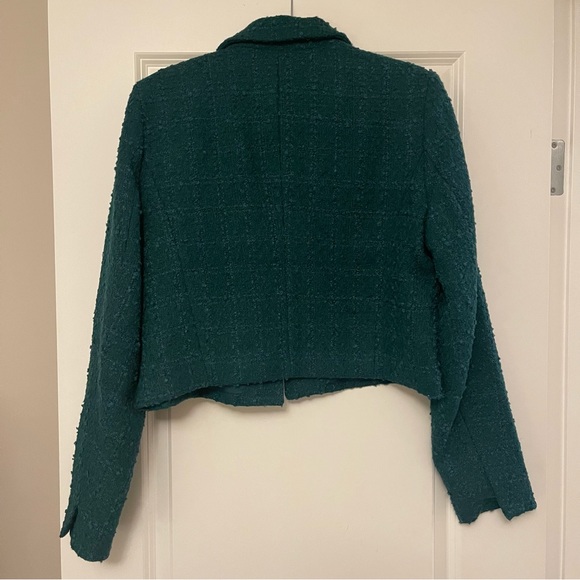 NWT Abercrombie Cropped Tweed Jacket - Picture 3 of 4
